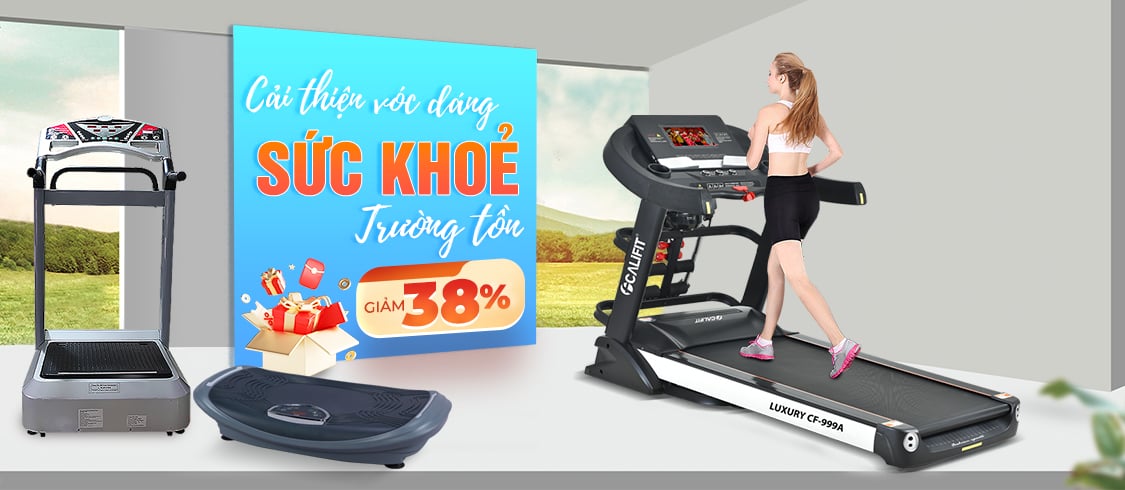 THIẾT BỊ TẬP THỂ DỤC TẠI NHÀ GIẢM GIÁ ĐẾN 38%