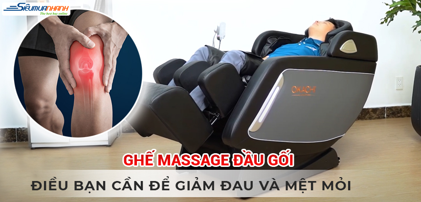 Ghế massage đầu gối - Điều bạn cần để giảm đau và mệt mỏi