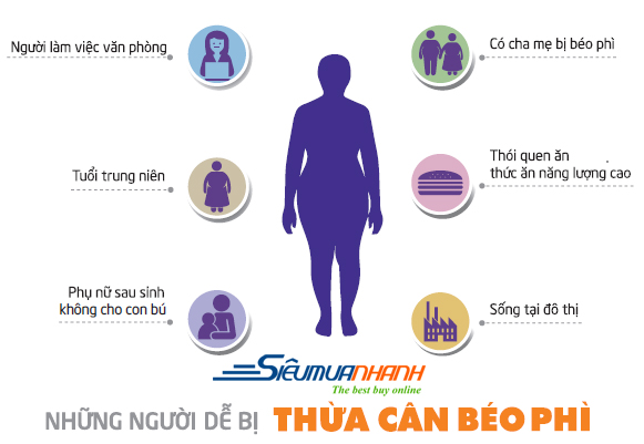 Những nguyên nhân chính gây ra béo phì, tăng mỡ bụng